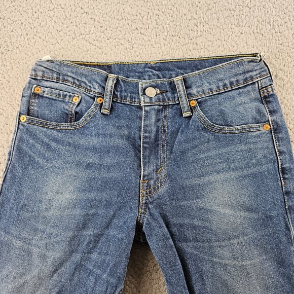 Sold Levis 511 Jeans Mens 30x32 Blue Stretch Denim Slim Fit Straight Leg - Picture 2 of 15